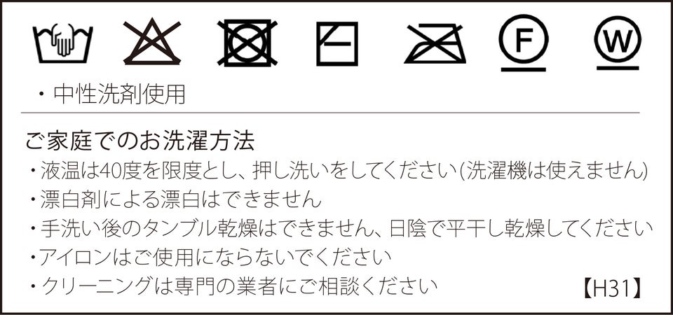 洗濯表示
