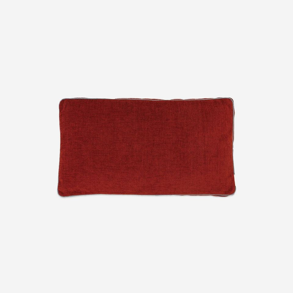 表面／カラー：レッド／55cm×30cm／クッション中材は別売