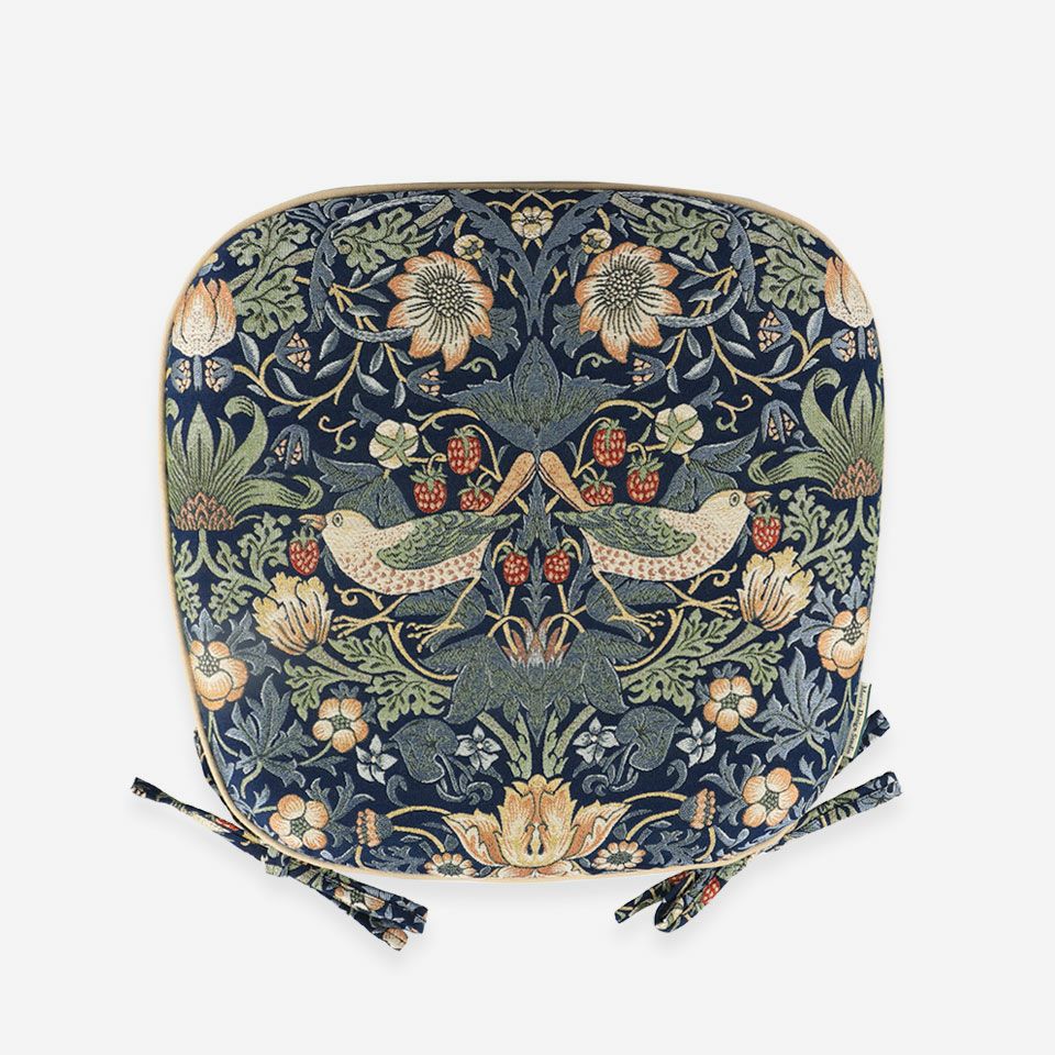 Morris Design Studio いちご泥棒 シートクッション | 【公式】川島