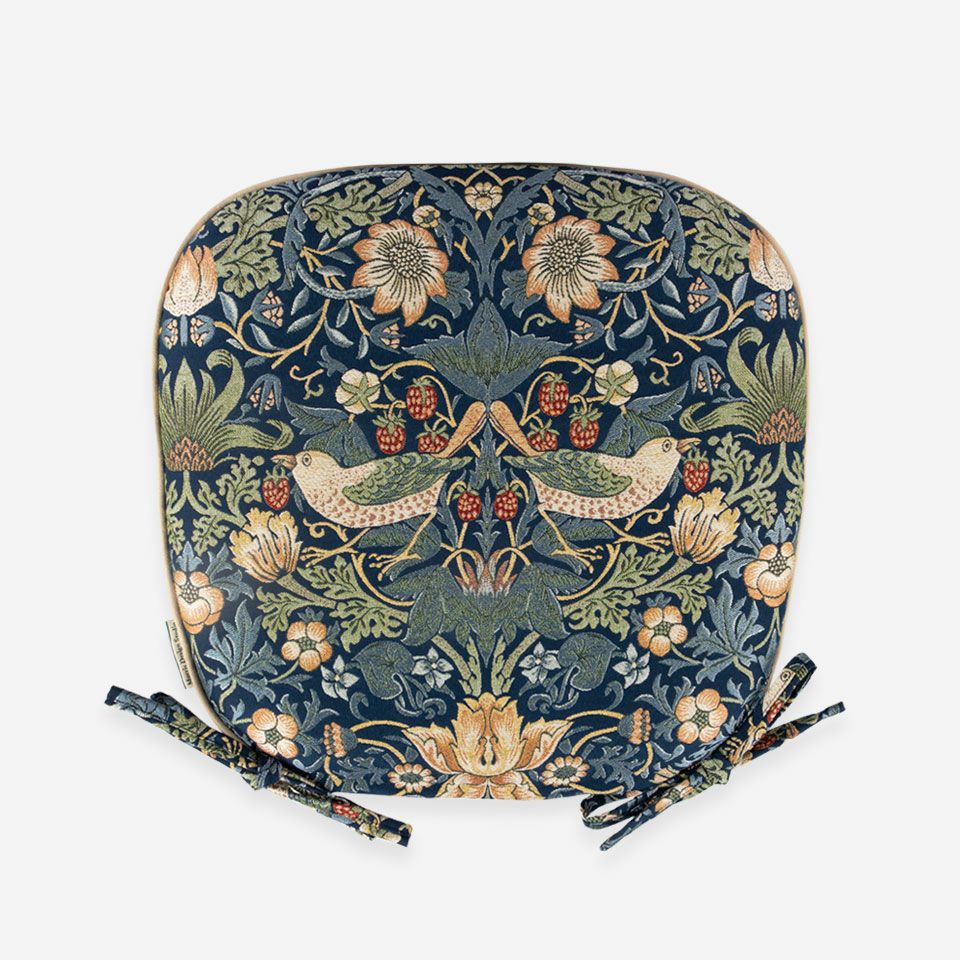 Morris Design Studio いちご泥棒 シートクッション | 【公式】川島