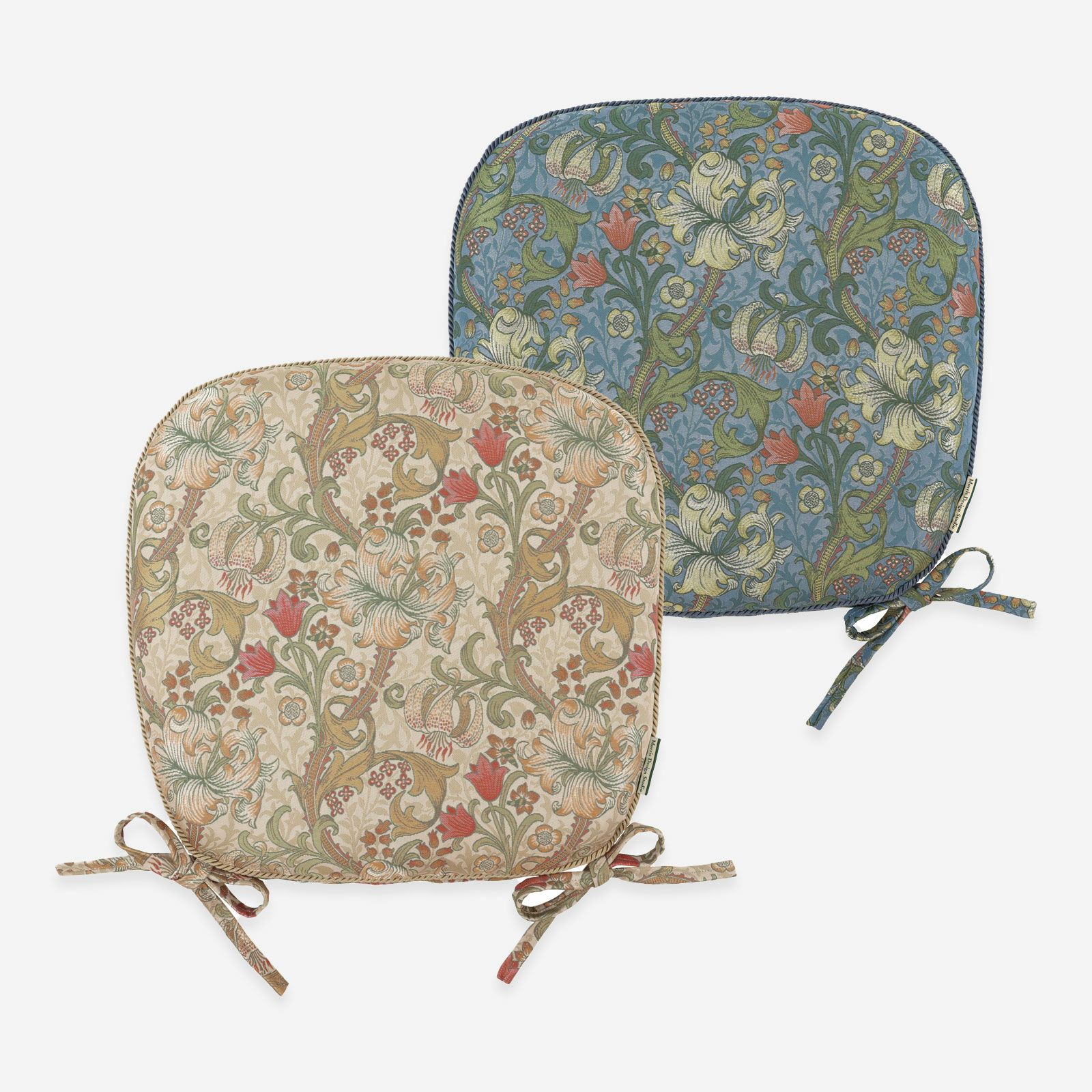 左から、アイボリー・ブルーです