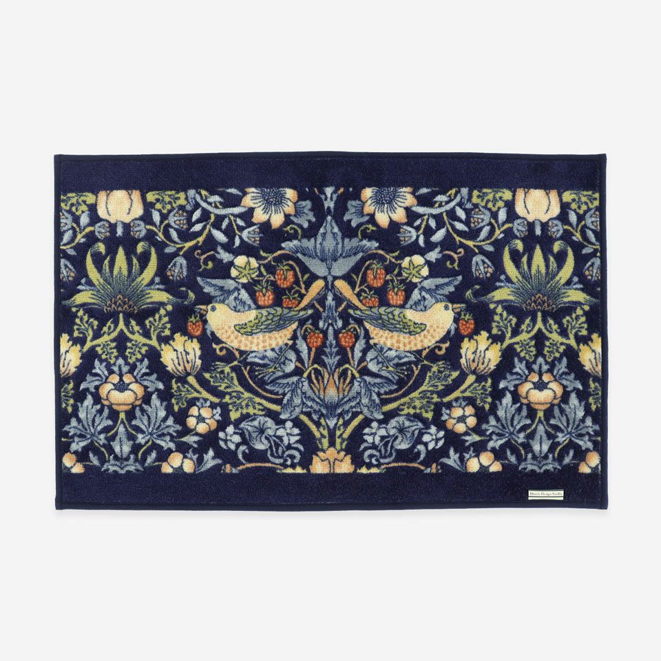 Morris Design Studio（モリス） いちご泥棒 インテリアマット