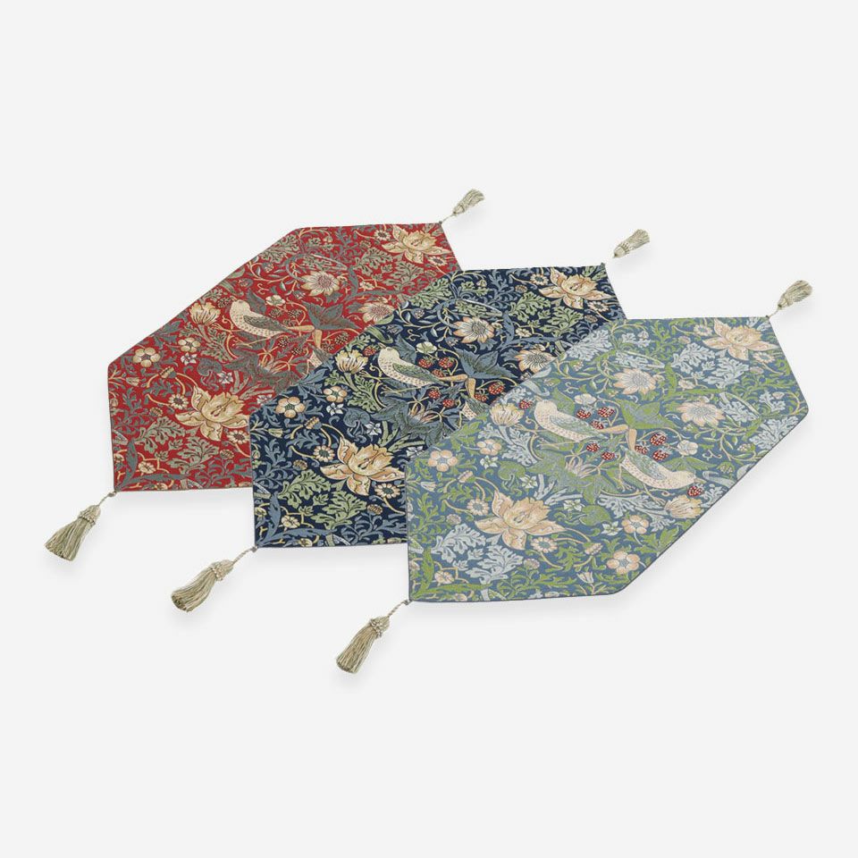 Morris Design Studio（モリス） いちご泥棒 テーブルランナー