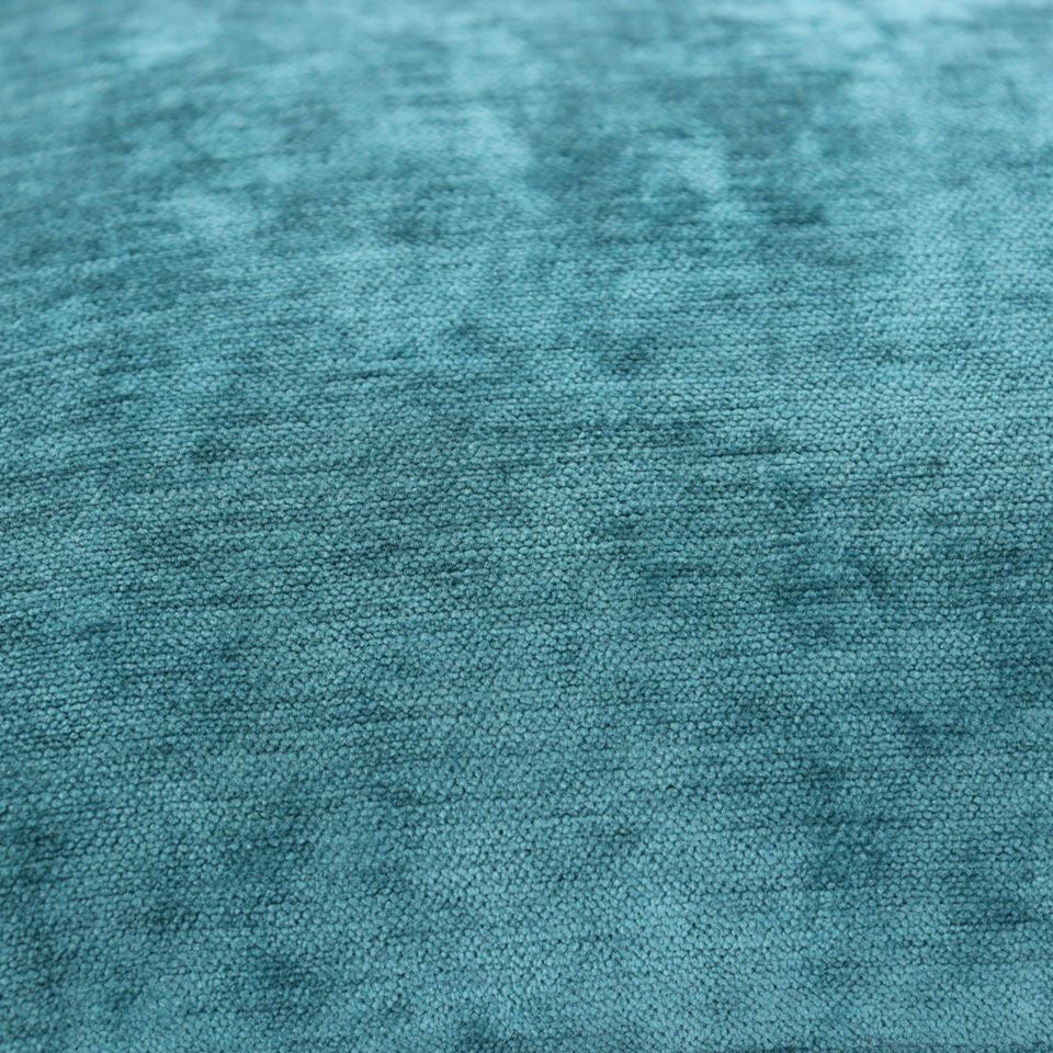 シンプルながらも高級感と程良い光沢感のあるモール糸を使用したベルベット調素材のダイニングシートクッションです／カラー：ダークグリーン