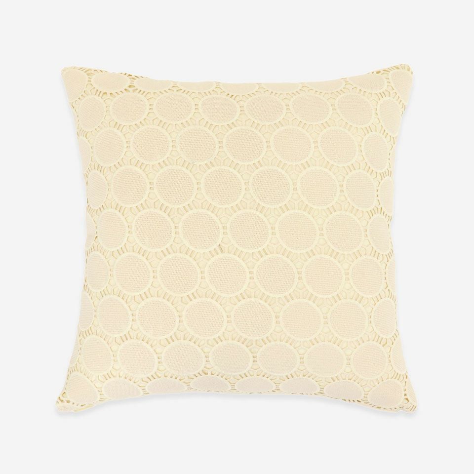 表面／表面カラー：アイボリー／45cm×45cm／クッション中材は別売