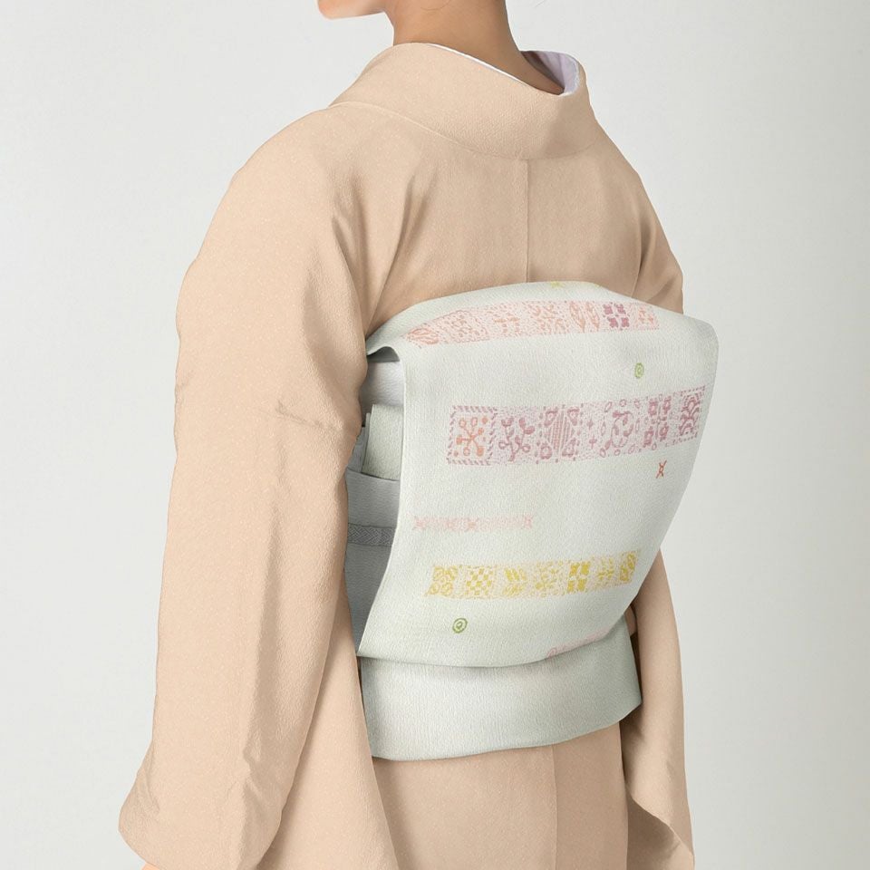 川島織物 名古屋帯（単衣） SOUVENIR（白） | 【公式】川島