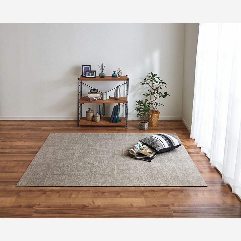 ◆ユニットラグ 6枚セット•未使用品◆川島織物 グレー 50cm マットDIY ユニットラグ トランスミットⅡ タイルカーペット | 【公式】川島織物