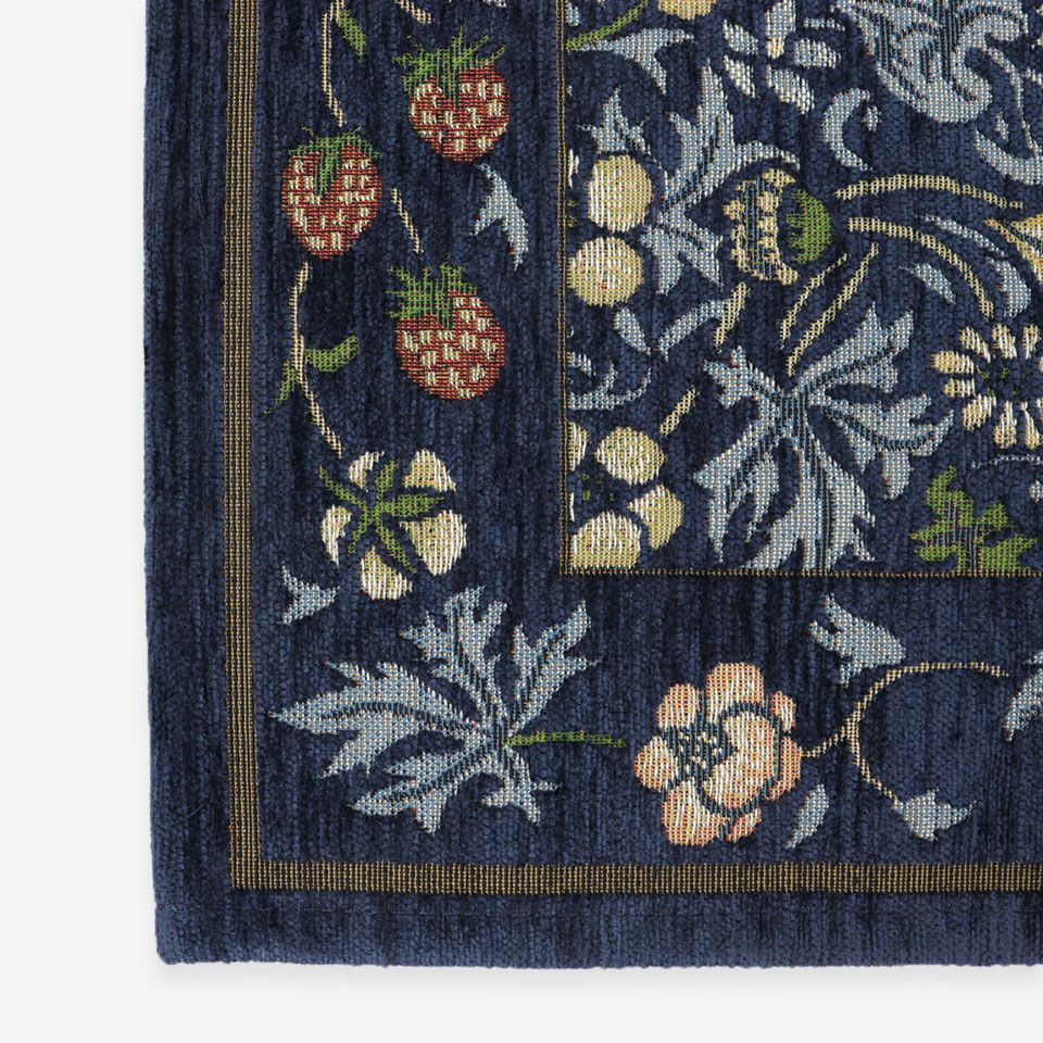 Morris Design Studio いちご泥棒 玄関マット (滑り止め加工) | 【公式
