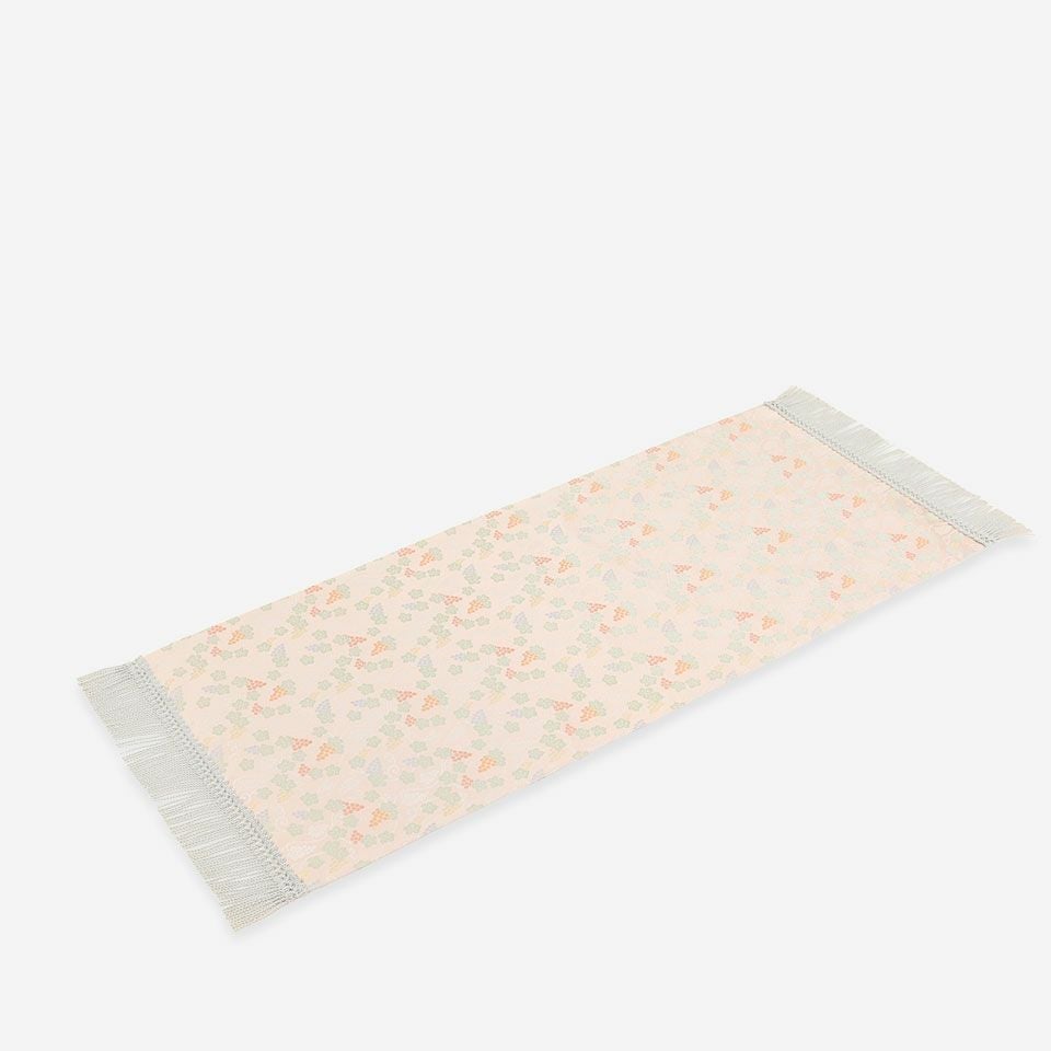 表面／カラー：ピンク／38cm×90cm（フリンジ込みサイズ 38cm×104cm）