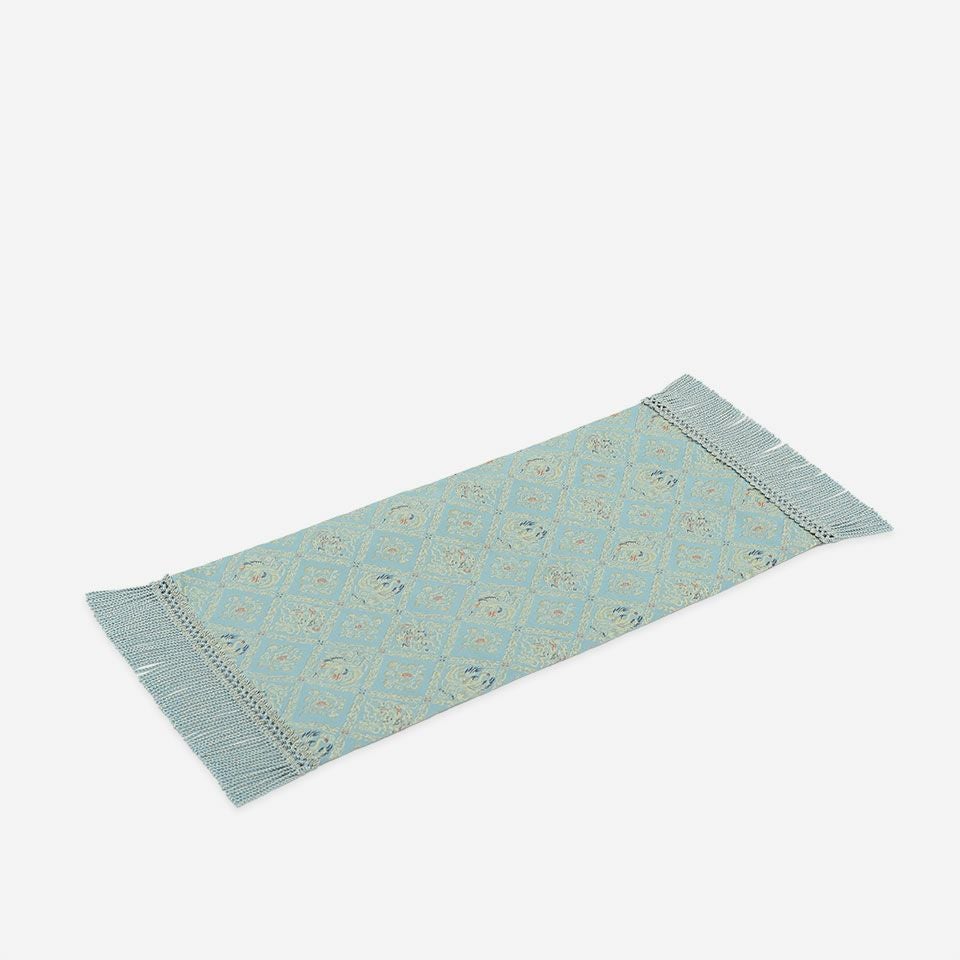 川島織物 麟鳳襷紋 織りセンター【ヴィンテージ】中古品 絹100% テーブルセンター 重宝裂 麟凰襷紋（りんぽうたすきもん） | 【公式