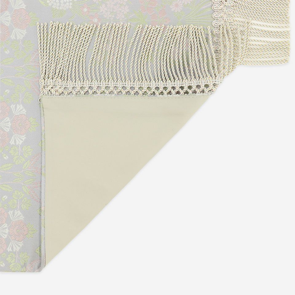 裏面／表面カラー：グレー／フリンジに合わせたカラーを使用しております