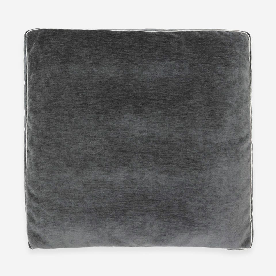 表面／カラー：ダークグレー／55cm×55cm／マチ付き／クッション中材は別売