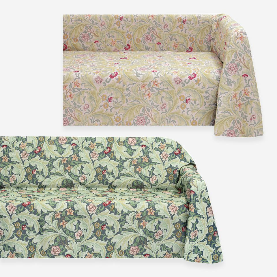 受注生産品】 Morris Design Studio レスターアカンサス マルチカバー