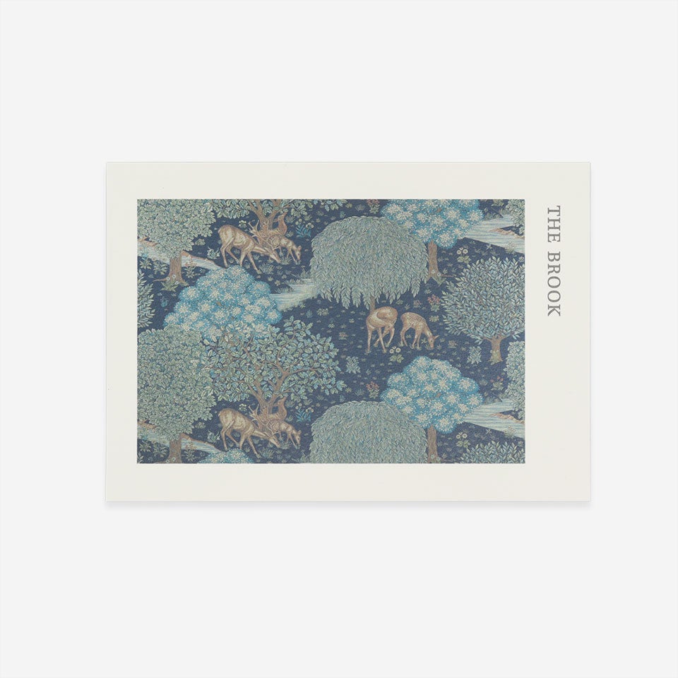 ファブリックパネルと同じデザインのポストカードです／デザイン：ザ・ブルック