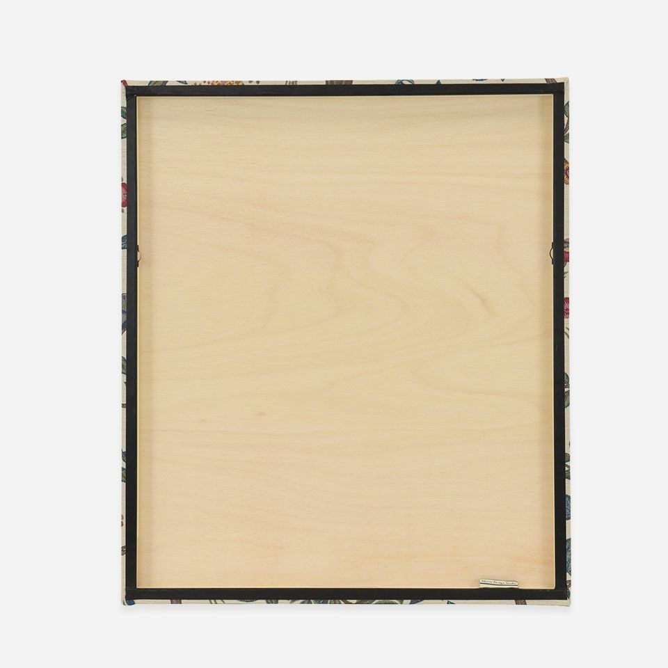 裏面画像／約70cm×60cm／吊り金具は、パネルの両端の梁に固定されています