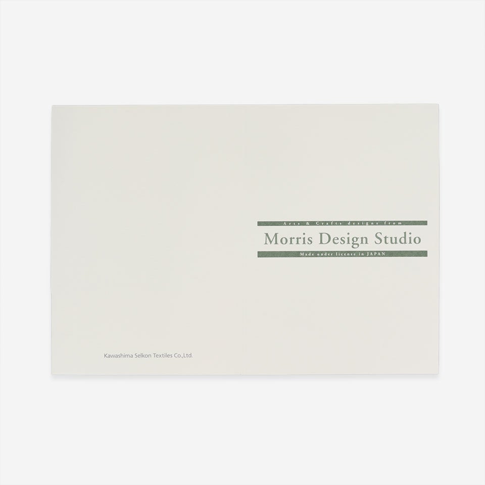 専用カードホルダーには「Morris Design Studio」のブランドロゴを施し、特別感のある仕上がりにしております