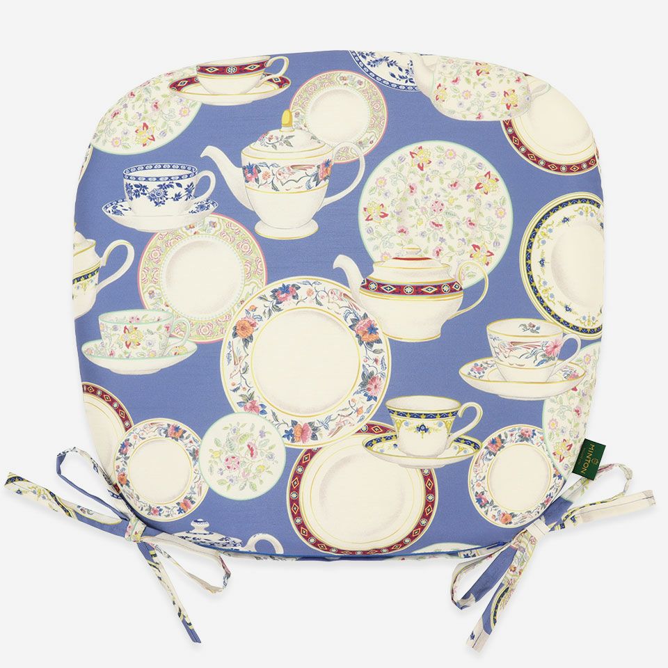 美品　川島織物　セルコン　椅子クッション4個セット　紐付き　馬蹄型 別売りヌードクッション（馬蹄型）を実際に入れ替えてみました |【公式
