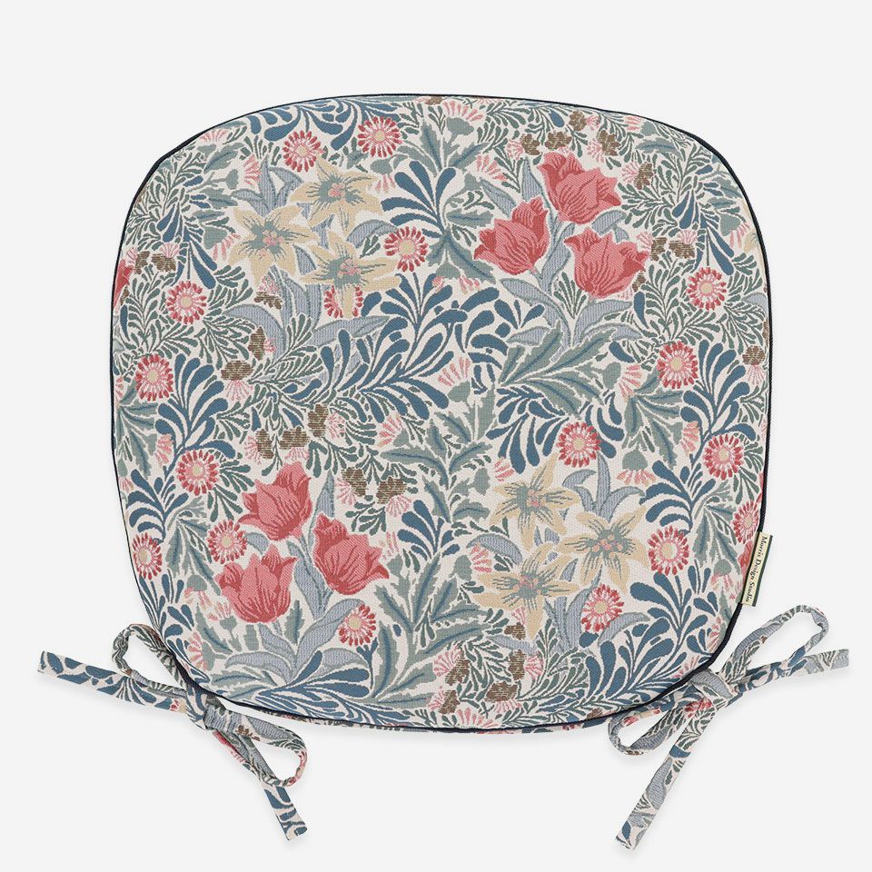 表面／カラー：ブルー／45cm×43cm／紐付き／カバー取り外し可