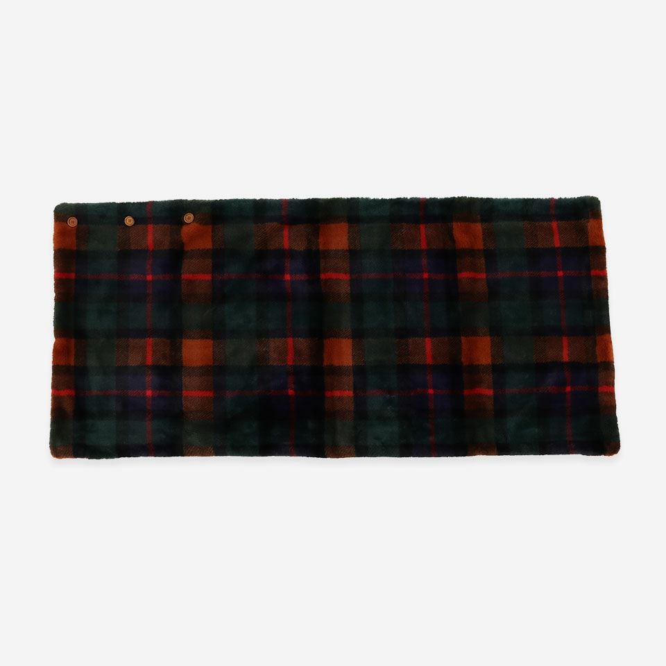 表面／カラー：ネイビー／約60×130cm／肌触りの良いフェイクファーブランケットです