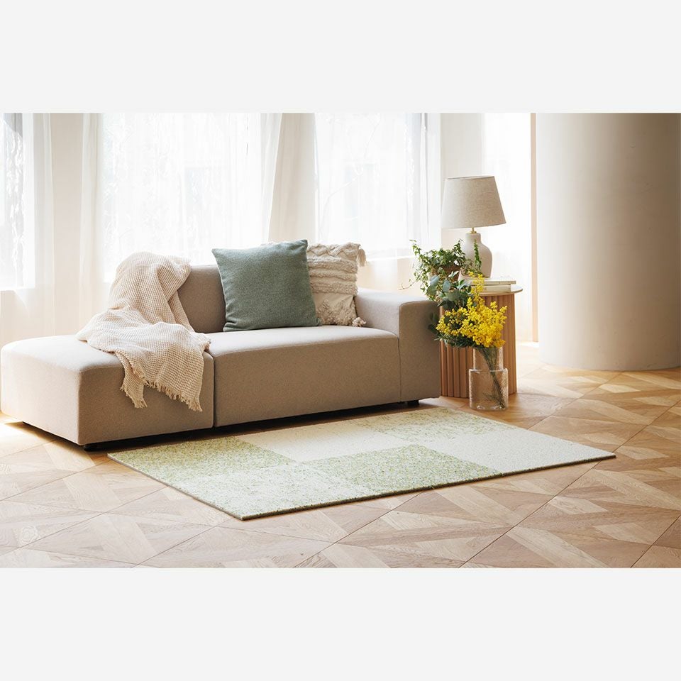 「SHIKI」は、日本の四季からインスピレーションを得たラグです