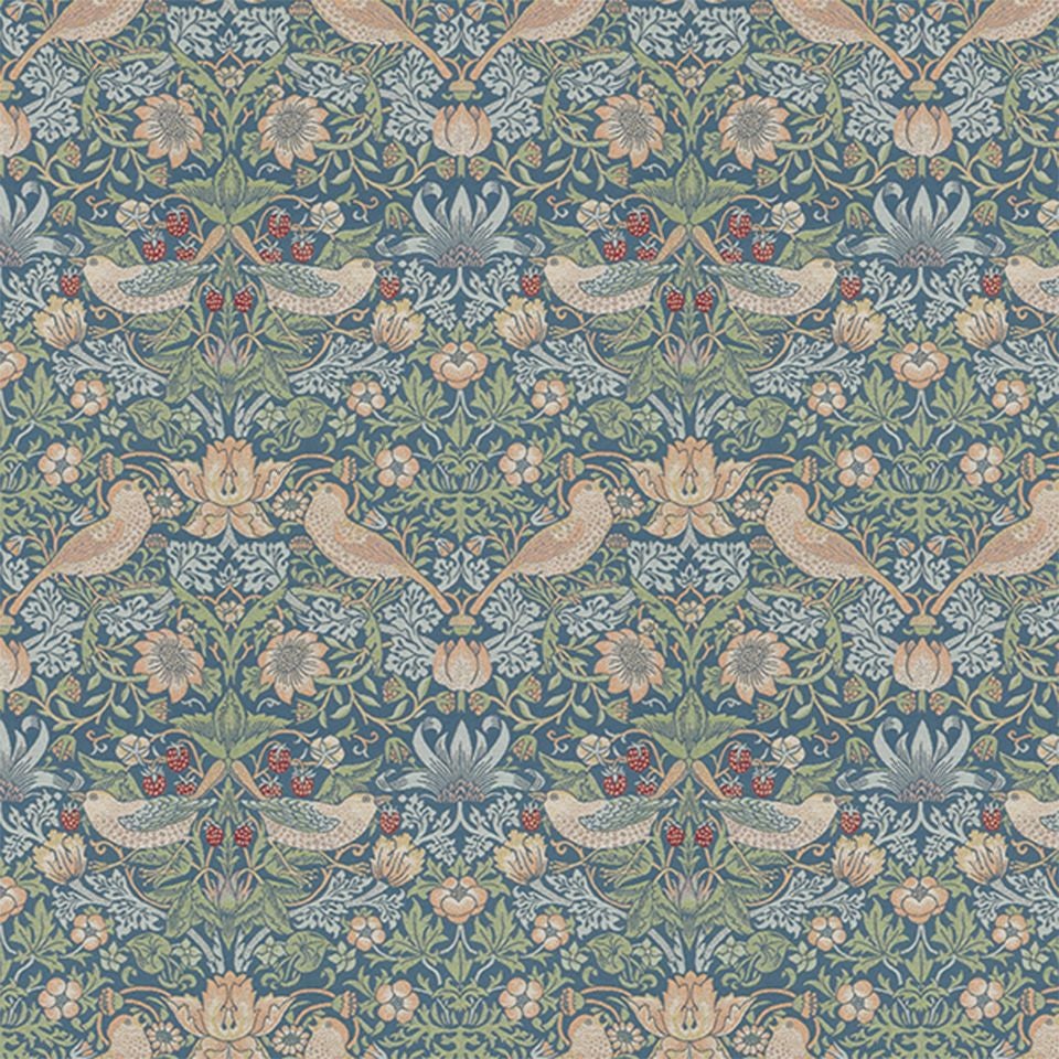 イチゴドロボウ Morris Design Studio ドレープカーテン MM3110 【2.3