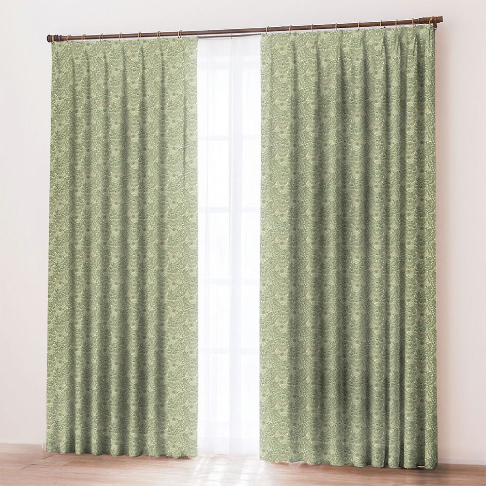 イメージ画像／季節を問わず取り入れやすいグリーン色の生地なので、リビングや寝室、書斎など幅広くご使用いただけます