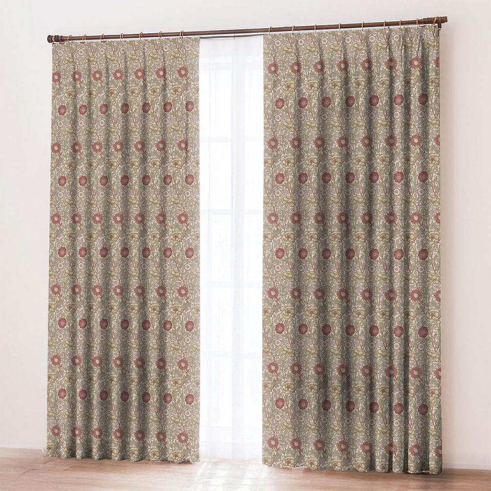 イメージ画像／ベースは様々な部屋になじみやすいカラー、柄の大きさも程よいので窓の大きさを選ばずご使用いただけます