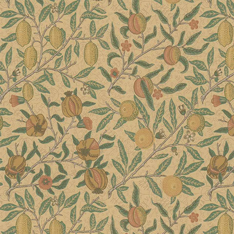 生地画像／「フルーツ」はウィリアム・モリスのデザインの中でも人気が高いです