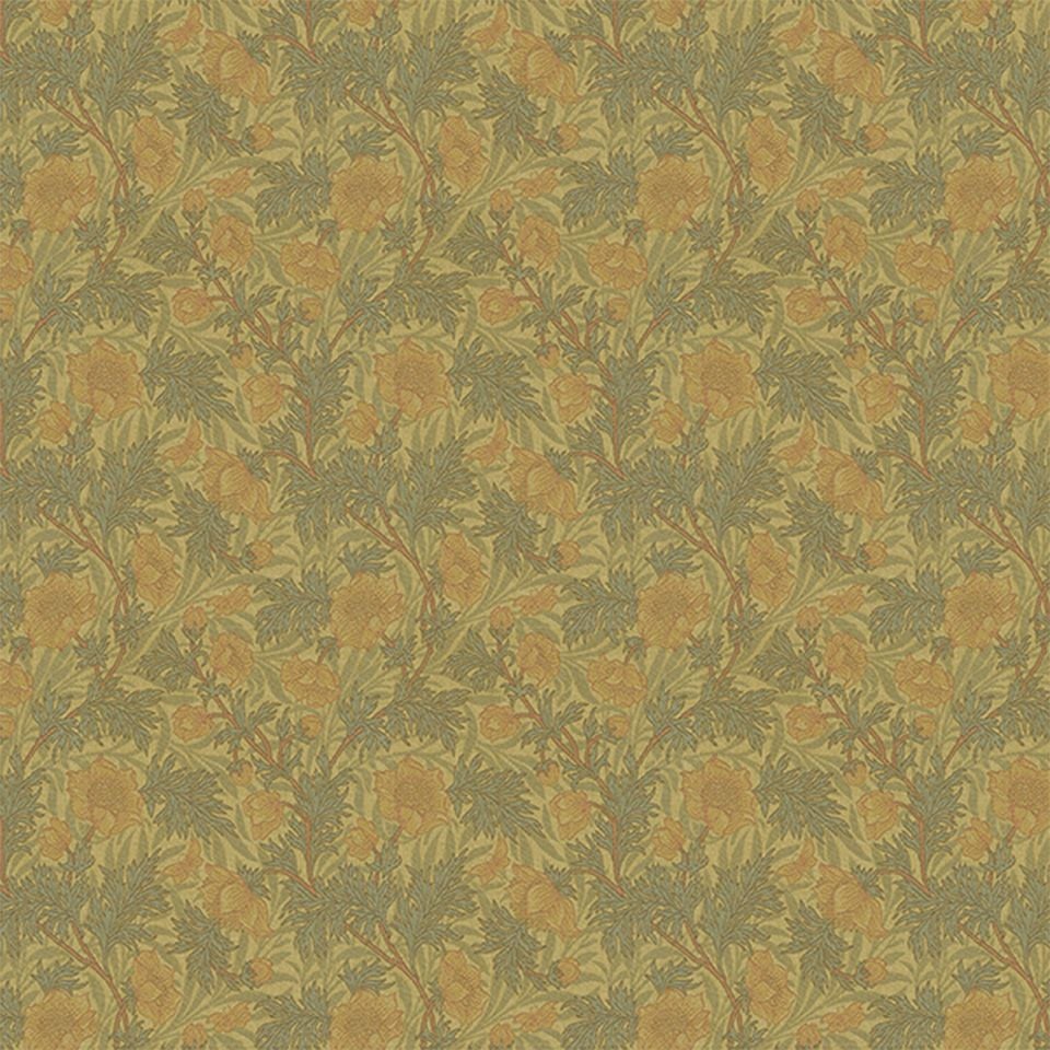 生地画像／シックな色調の多いモリス・コレクションの中ではめずらしい、淡い色使いのファブリックです