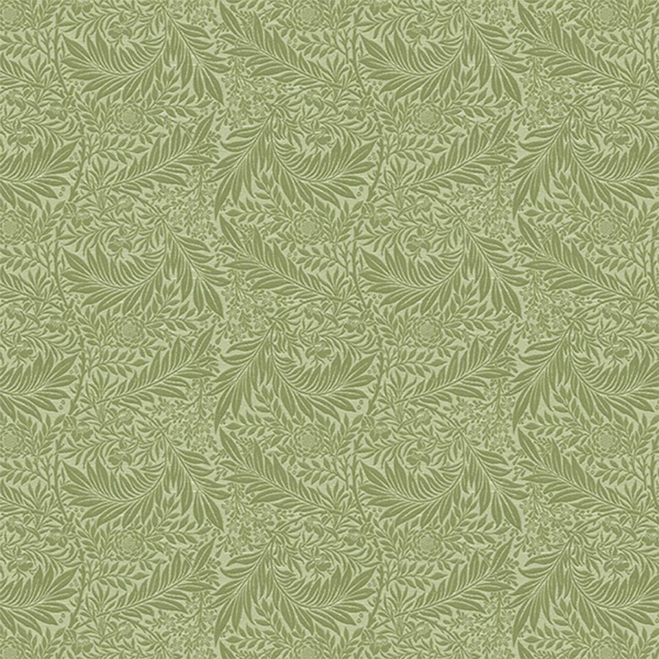 生地画像／優しいグリーン色で、ナチュラルで合わせやすい色柄になっています