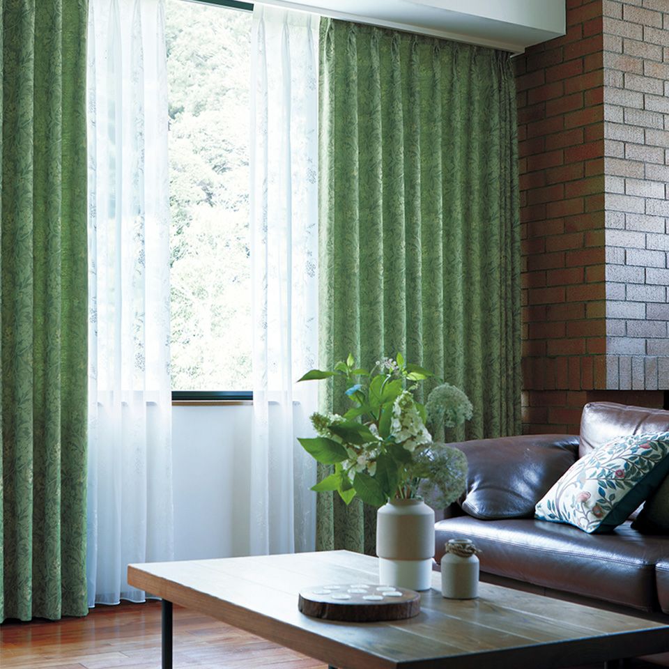 イメージ画像／1872年に製作されたウィリアム・モリスの壁紙のデザインを織物にしました