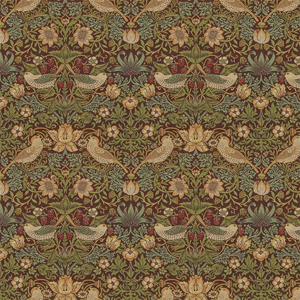 イチゴドロボウ Morris Design Studio ドレープカーテン MM5923 【1.5