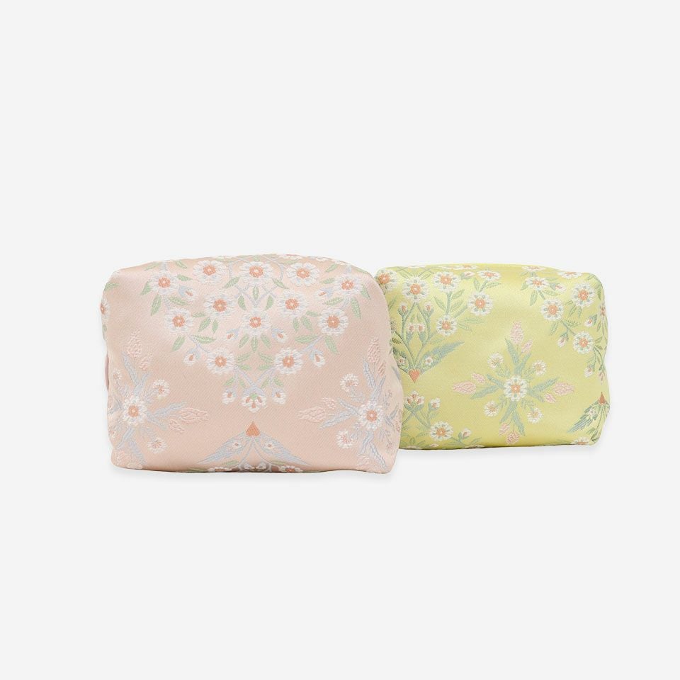 大人の女性にぴったりのピンク、イエローの2色展開です