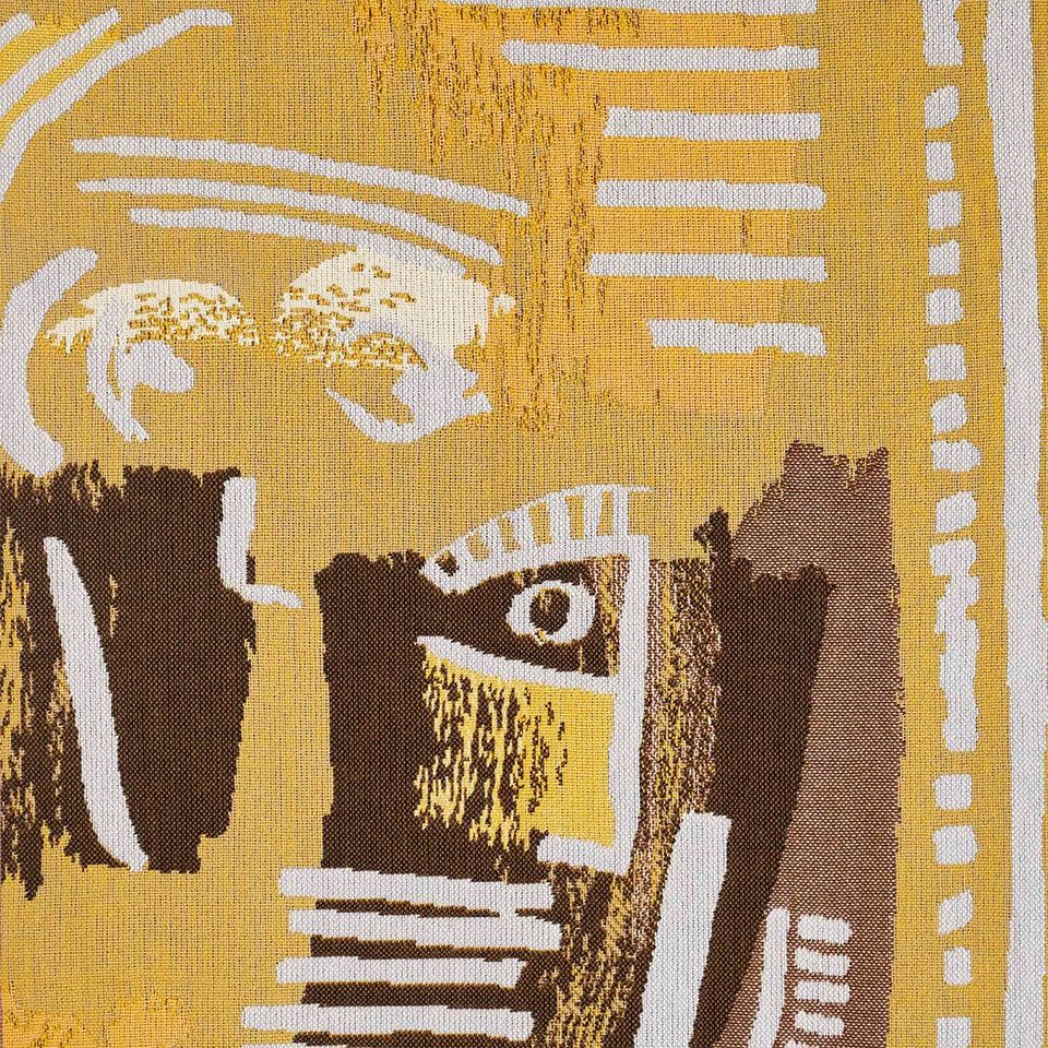 綿100%で織り上げたタペストリーです