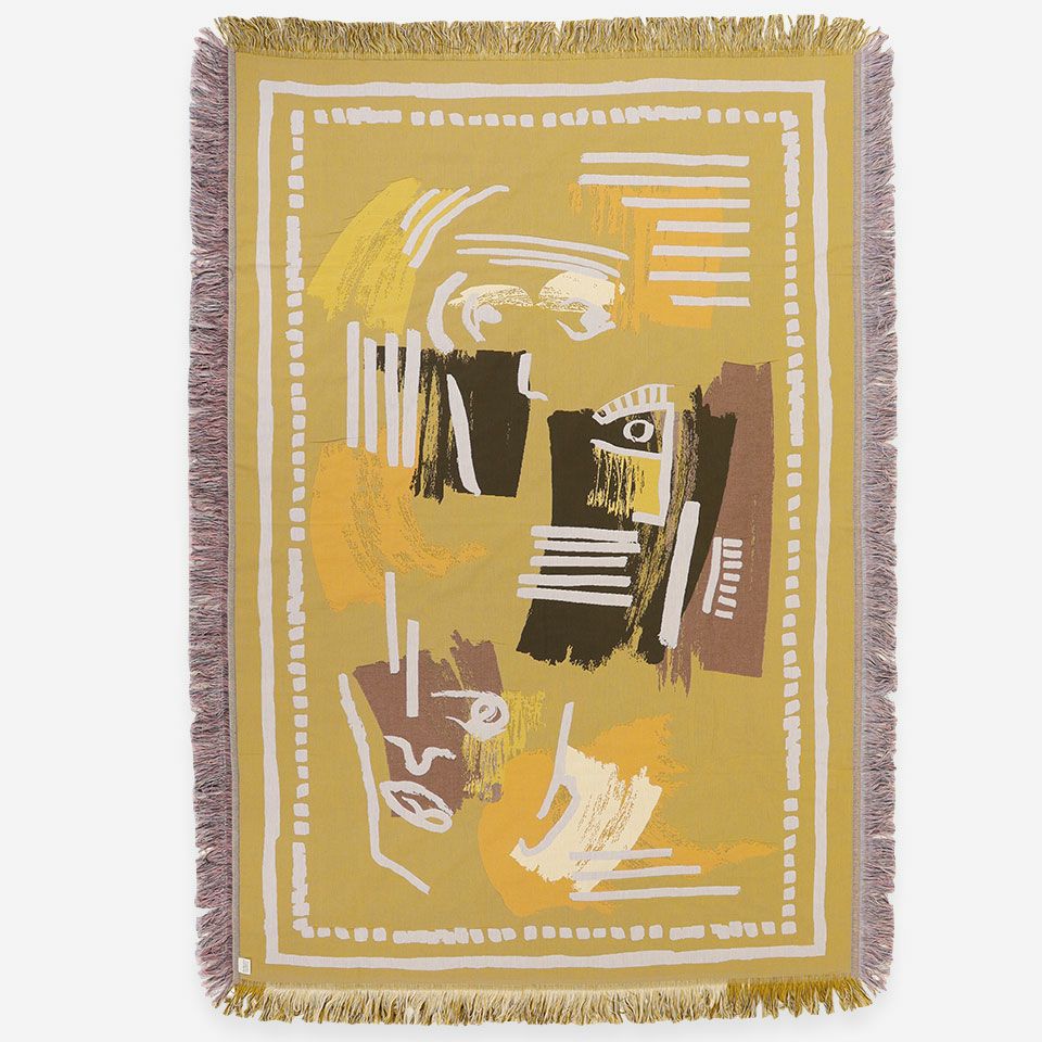 裏面／カラー：アイボリー／表と裏で配色が変わるリバーシブルのデザインとなっています