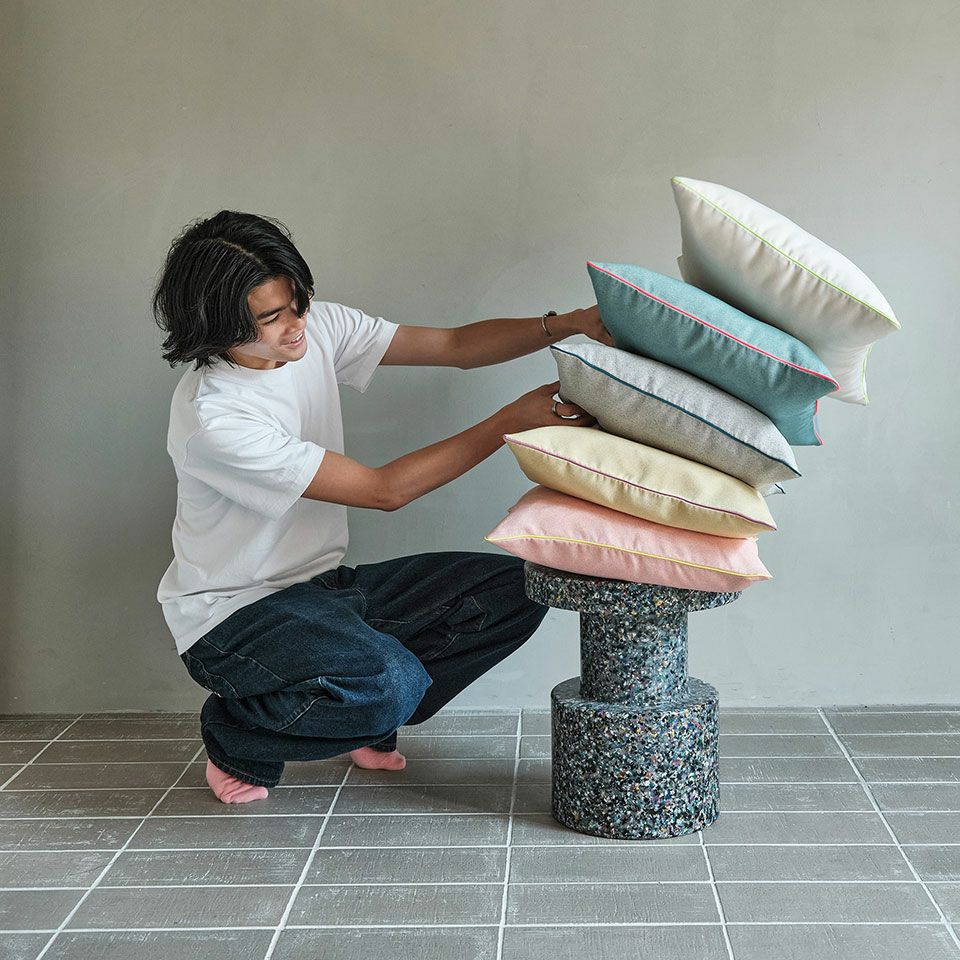 どの色同士を組み合わせてもかわいくなるようにお作りしているので、色違いで並べるのもおすすめです