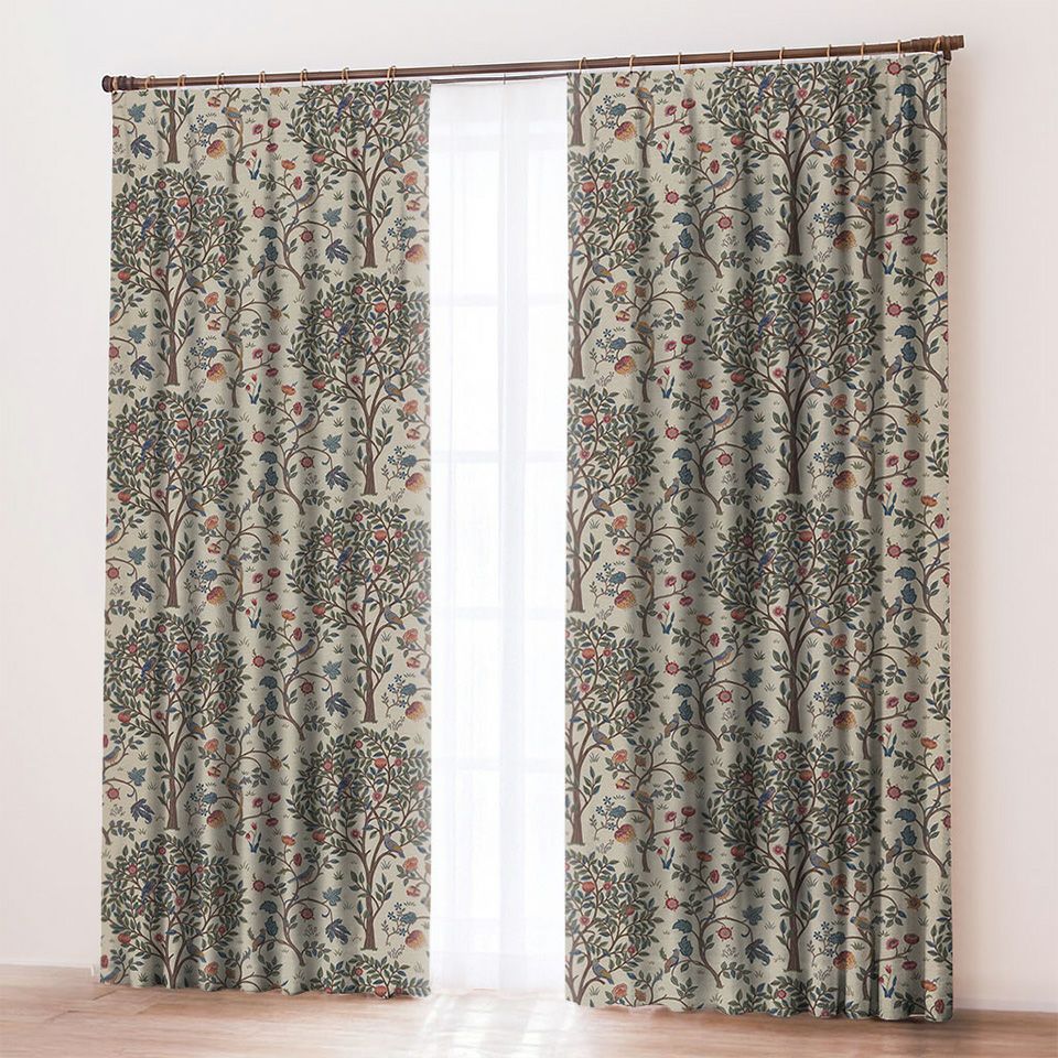 イメージ画像／大きなリピートの柄ですが、ベースが優しいベージュ色でリビングにおすすめです