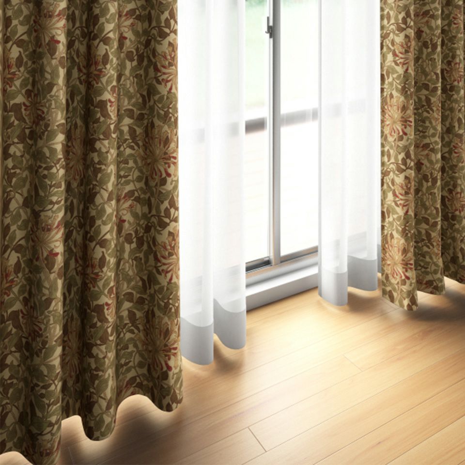 イメージ画像／1883年にウィリアム・モリスの次女メイによって製作された壁紙のデザインを織物にしました