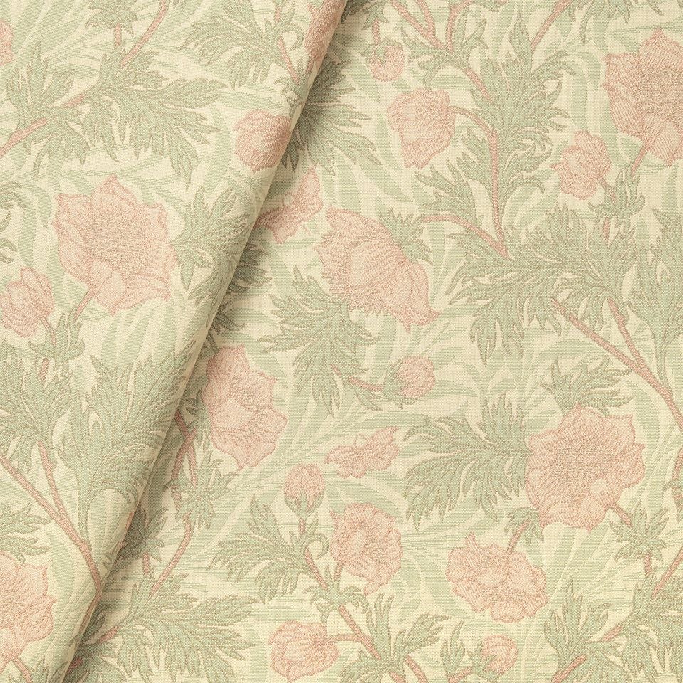 生地拡大画像／緯糸に収縮糸を使い、素材の凹凸感を出しています