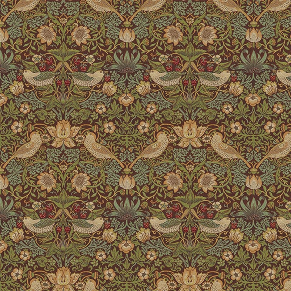 生地画像／奥行き感の感じられるジャカード織で重厚感があり、クラシックテイストの家具との相性がいいです