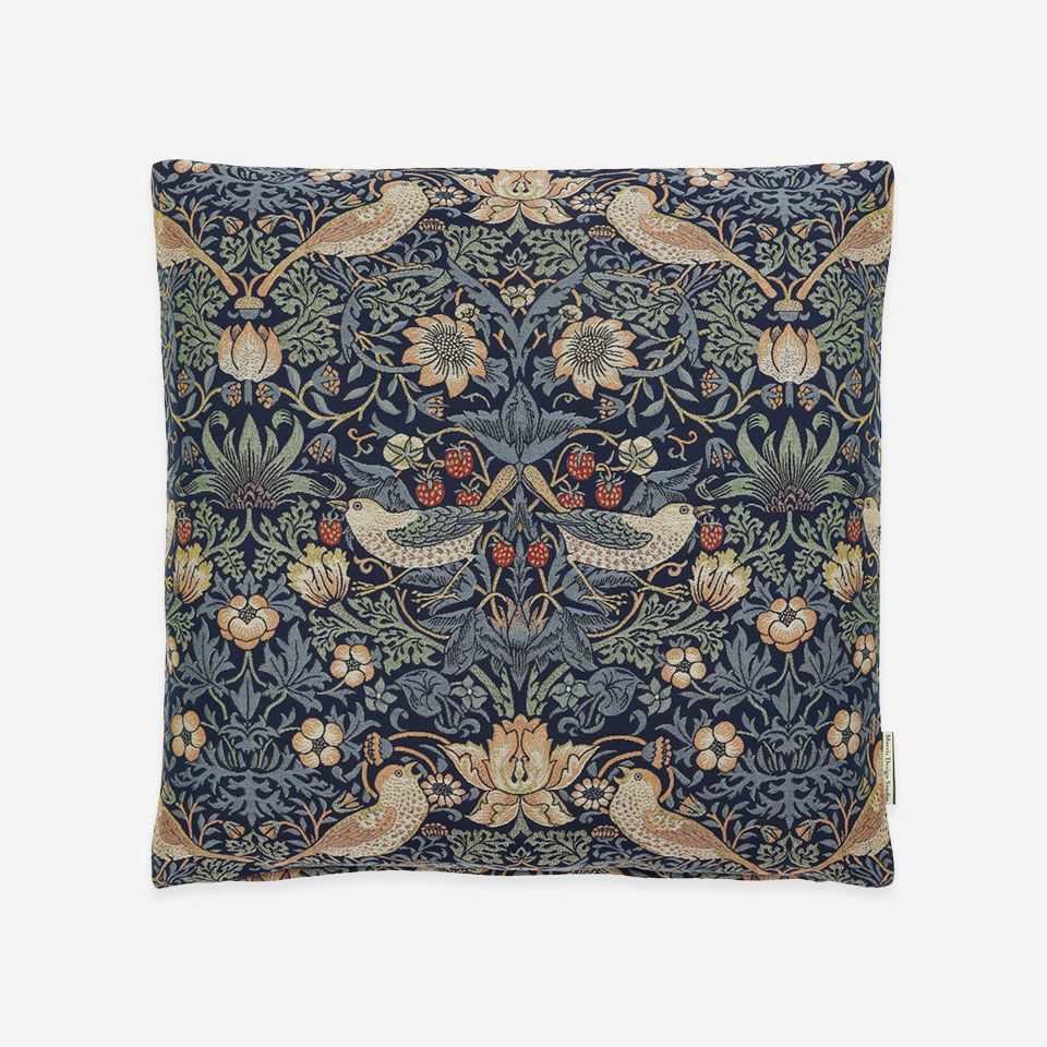 表面／カラー：ダークブルー／50cm×50cm／マチ付き／カバー取り外し可