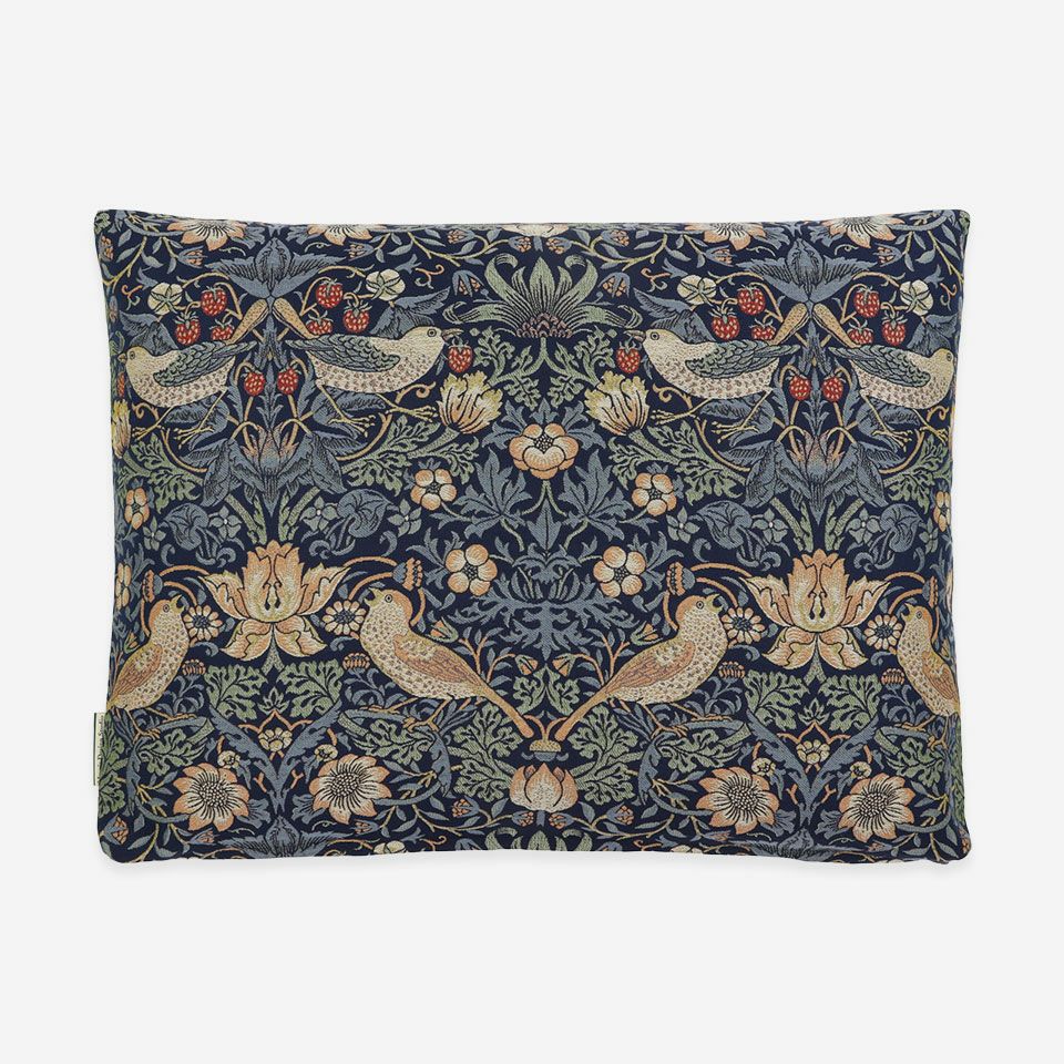 裏面／カラー：ダークブルー／60cm×45cm／マチ付き／裏面も同じ柄の出方になっています