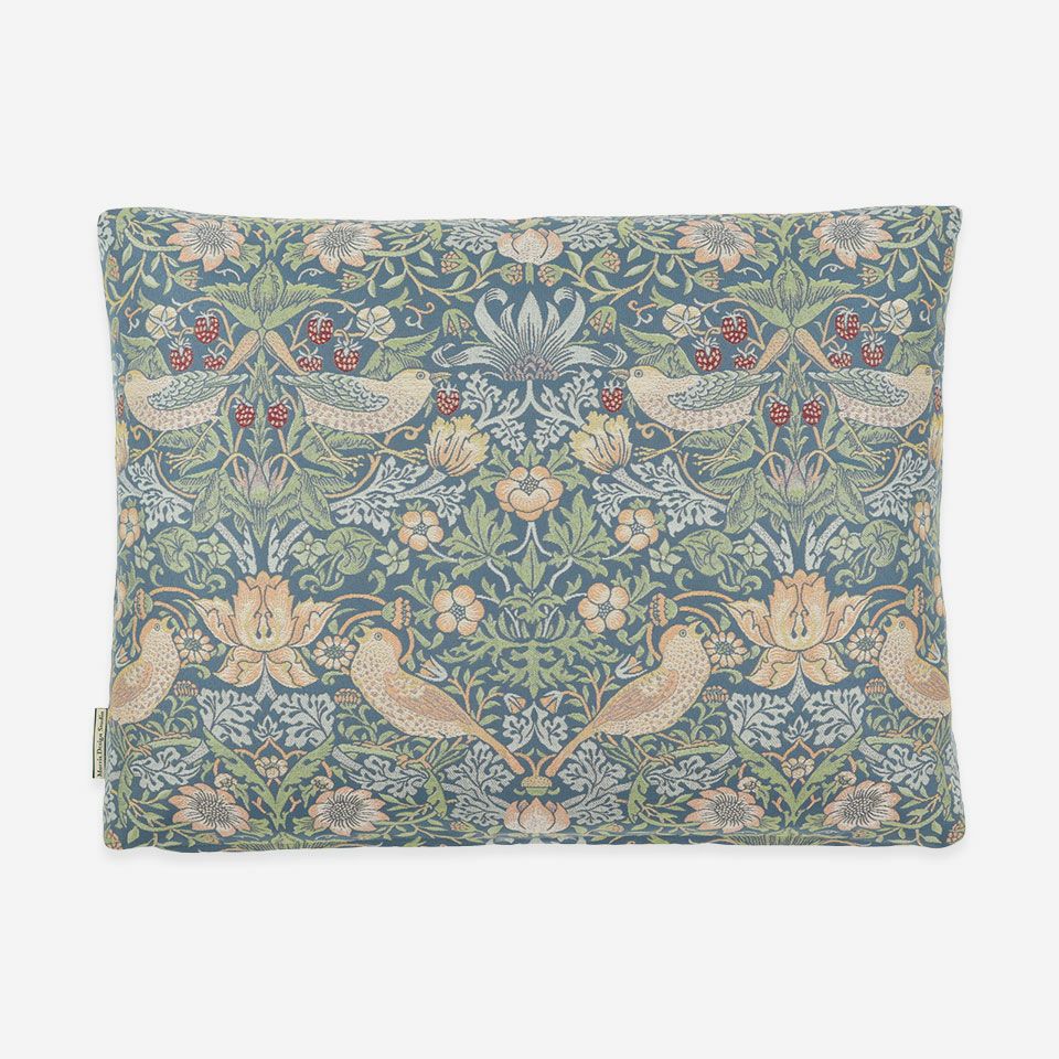 裏面／カラー：ブルーグリーン／60cm×45cm／マチ付き／裏面も同じ柄の出方になっています