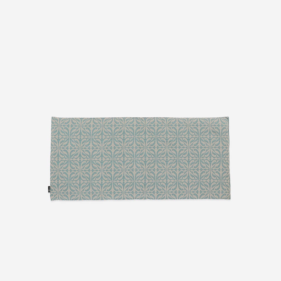 裏面／カラー：ブルーグリーン／46cm×100cm／表面と同一生地を使用しています