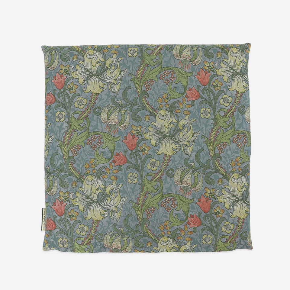 裏面／カラー：ブルー／46cm×46cm／表面と同一生地を使用しています