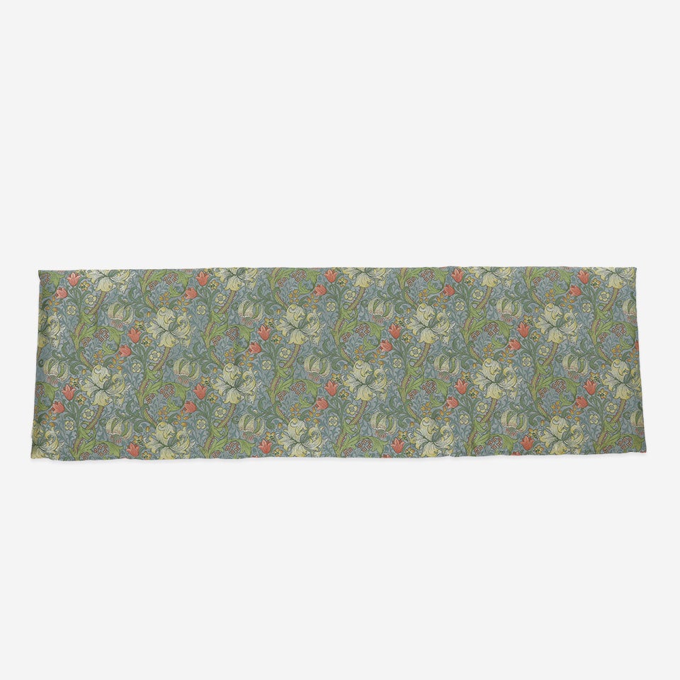 裏面／カラー：ブルー／46cm×148cm／表面と同一生地を使用しています