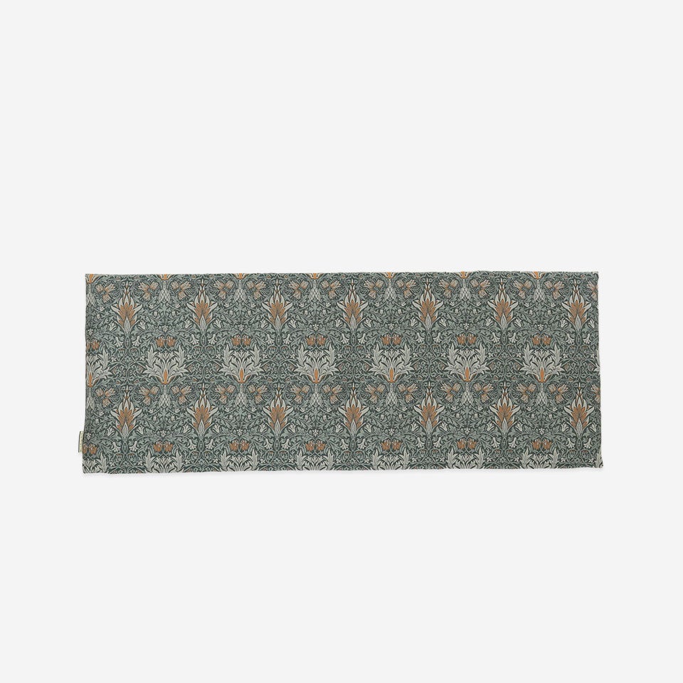 裏面／カラー：ブルーグリーン／46cm×120cm／表面と同一生地を使用しています