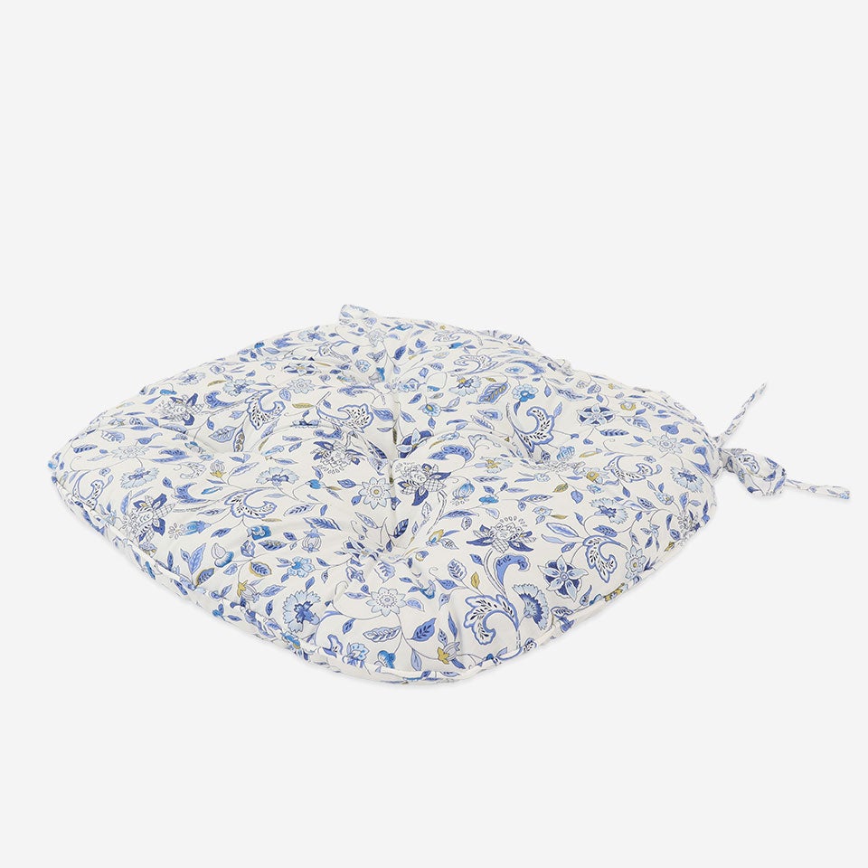 表面／カラー：ブルー／45cm×43cm／やわらかな座り心地です