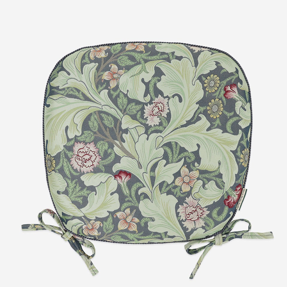 表面／カラー：ブルーグリーン／46cm×44cm／紐付き／カバー取り外し可