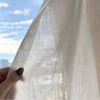 レースの透け感・室内からの見え方／2026年3月中旬の午前中、東京ショールームで撮影